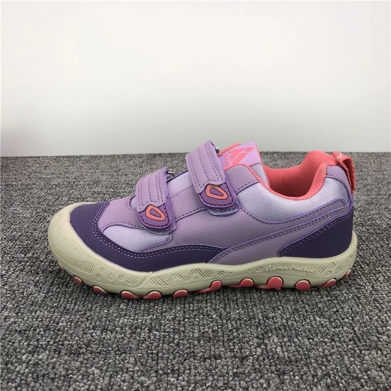 2023 Mesh Children Sneakers Outdoors Breathable Hook Loop Girls Boys Sport Shoes Anti Slip High Quality Kids Running Walk Shoes