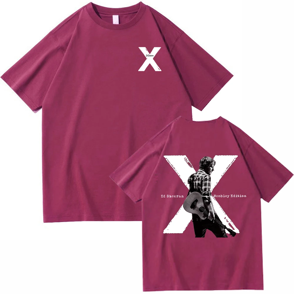 Ed Sheeran X 2024 Tour Short Sleeve T-shirt Harajuku O-neck Summer Casual Shirt