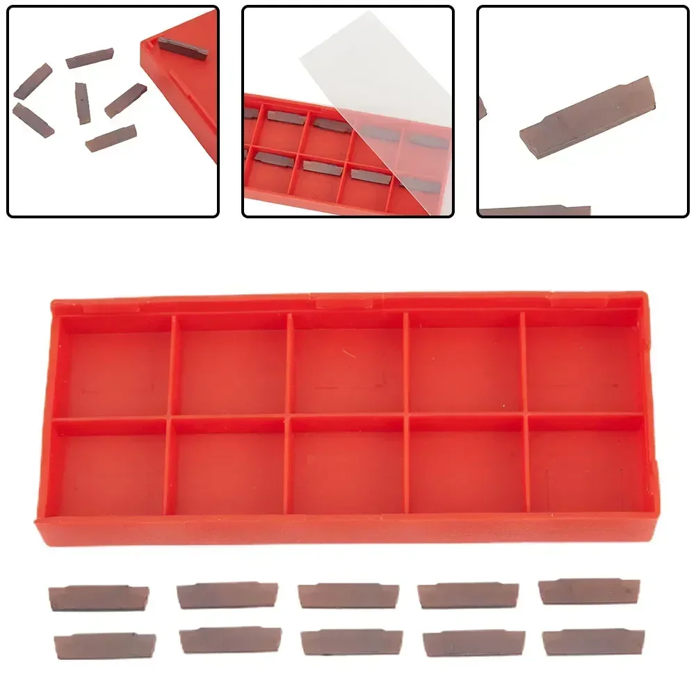 Achieve High quality Results with 10pcs MGMN200 G LDA Carbide Inserts Blades for Steel and Aluminum Processing