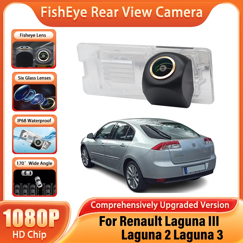 

Камера заднего вида 1080x720P для Renault Laguna III Laguna2 Laguna3 2007 ~ 2015 CCD Full HD, высококачественная RCA камера заднего вида для парковки