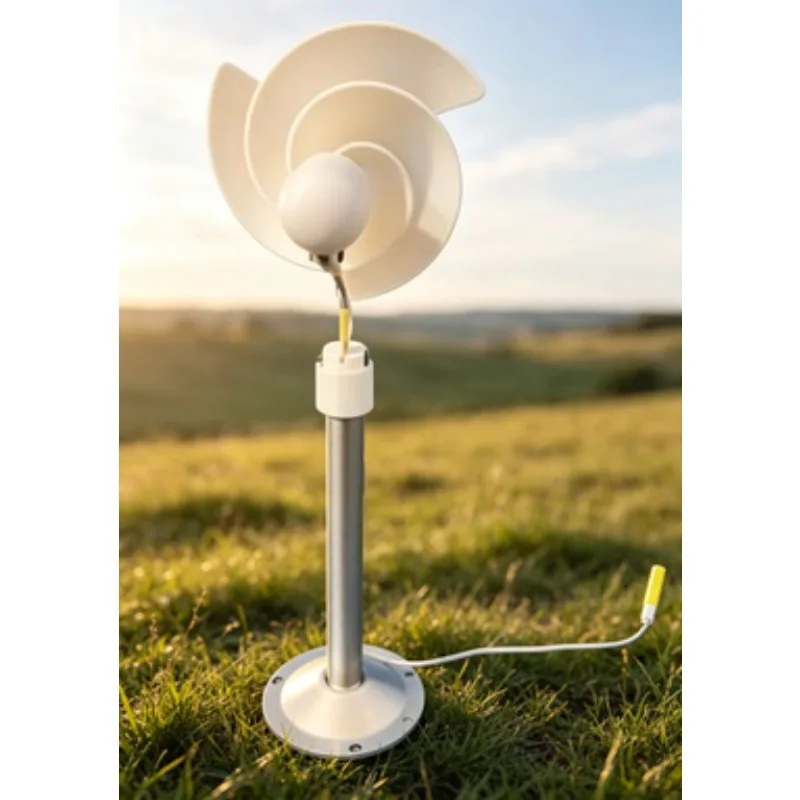 Mini Horizontal Spiral Wind Turbine Three Phase Permanent Magnet Brushless Generator High Efficiency DC Output Wind Power