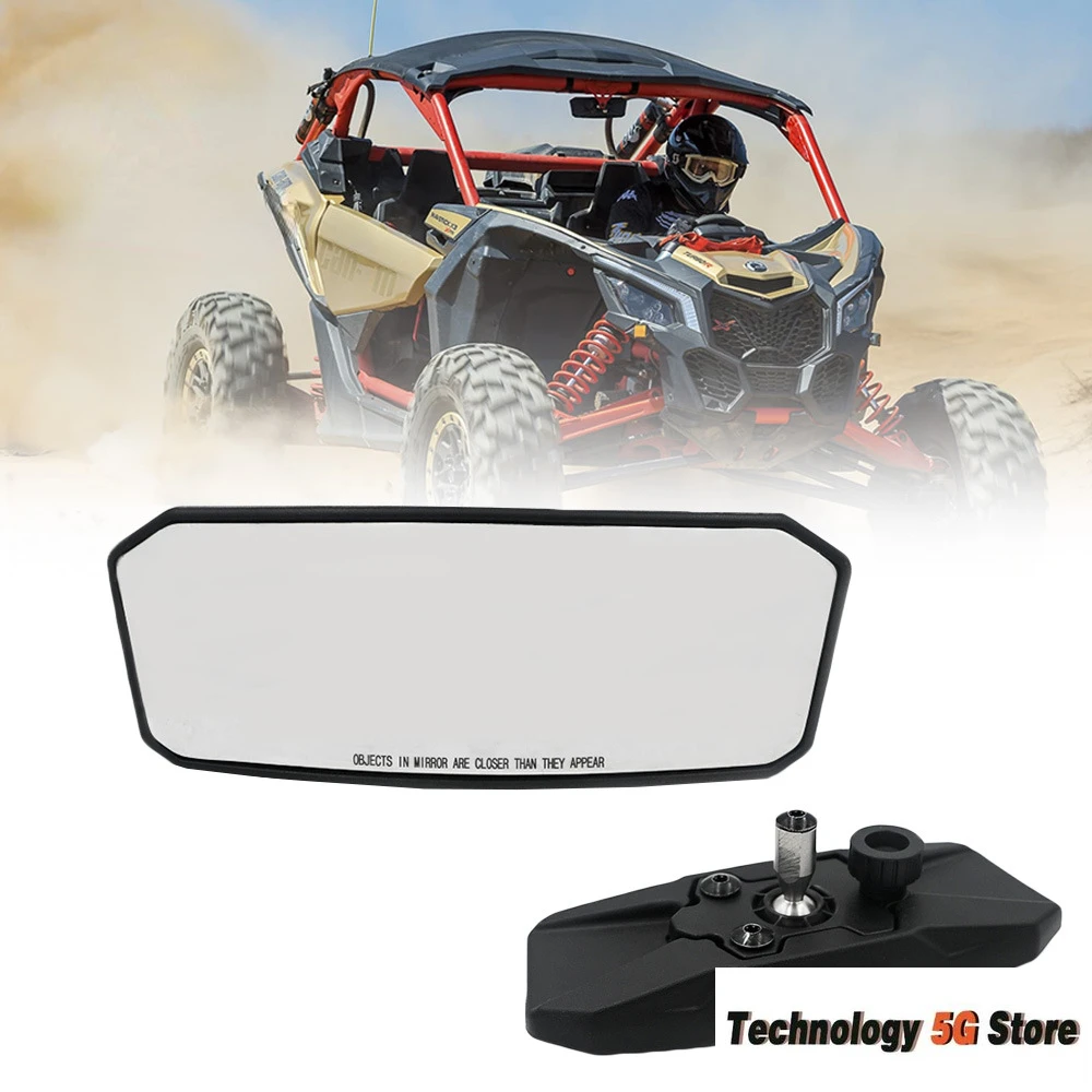 

Dune Buggy Middle Central Reversing Mirror Rearview Mirror UTV ATV Center Mirror for CAN-AM BRP UTV MAVERICK X3