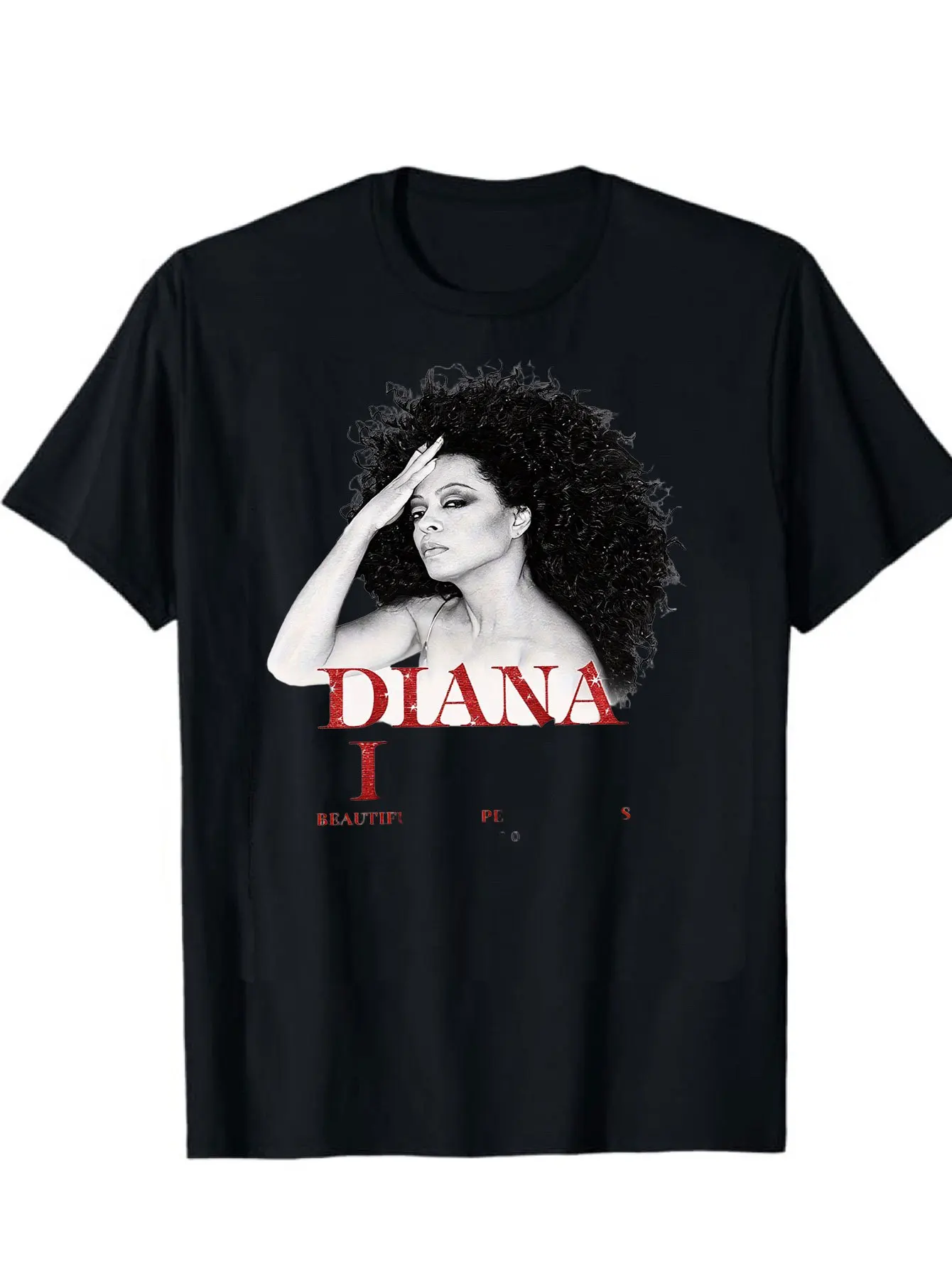 Elegant Black and White Design Paired with Iconic Silhouettes, Casual Outdoor Style, Fashionable and Comfortable T-shirt