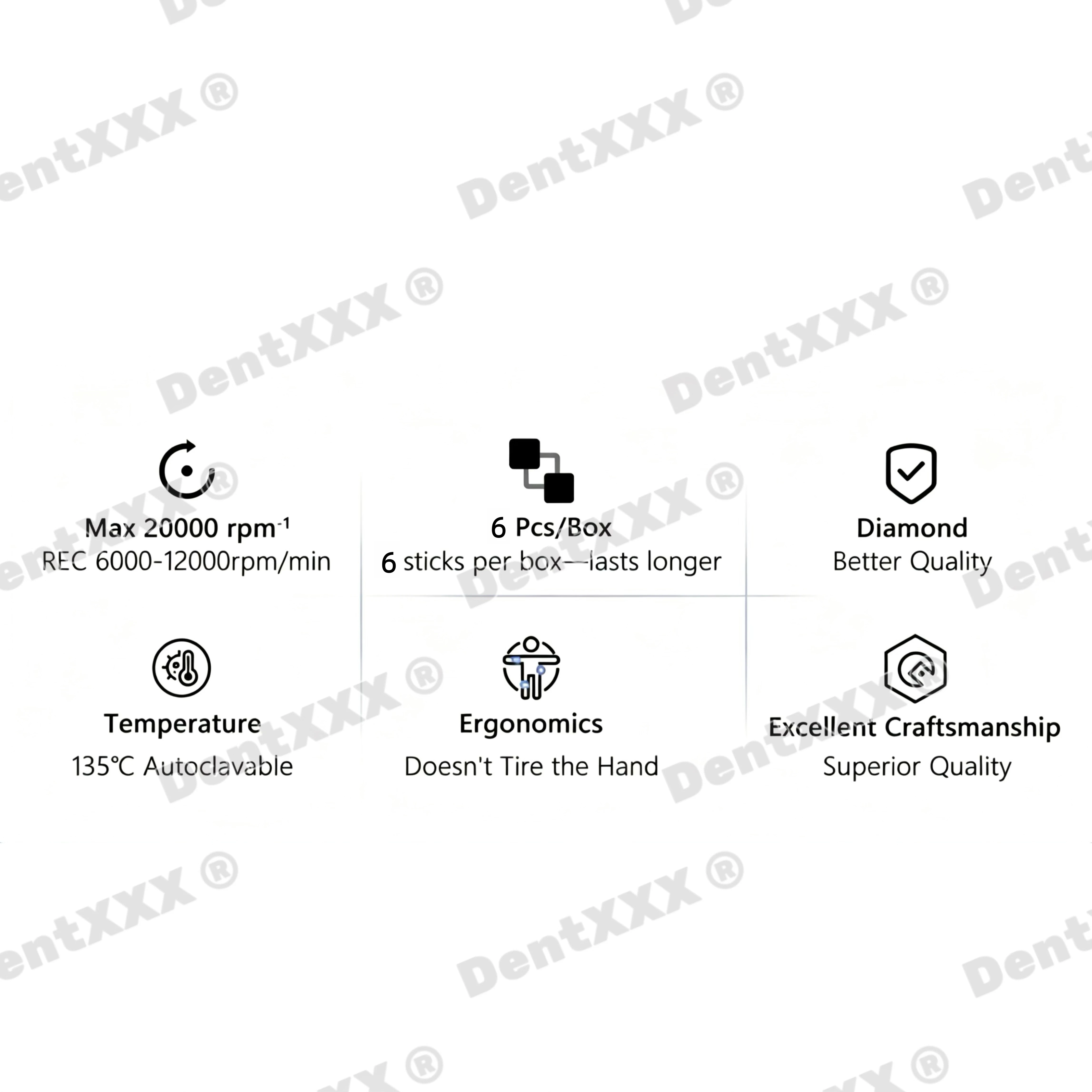 6 Stück/Box Multi-Größen 25mm K-Feilen Werkzeuge Edelstahl Handfeilen-Set 25MM Präzisionswerkzeuge – Detail 6