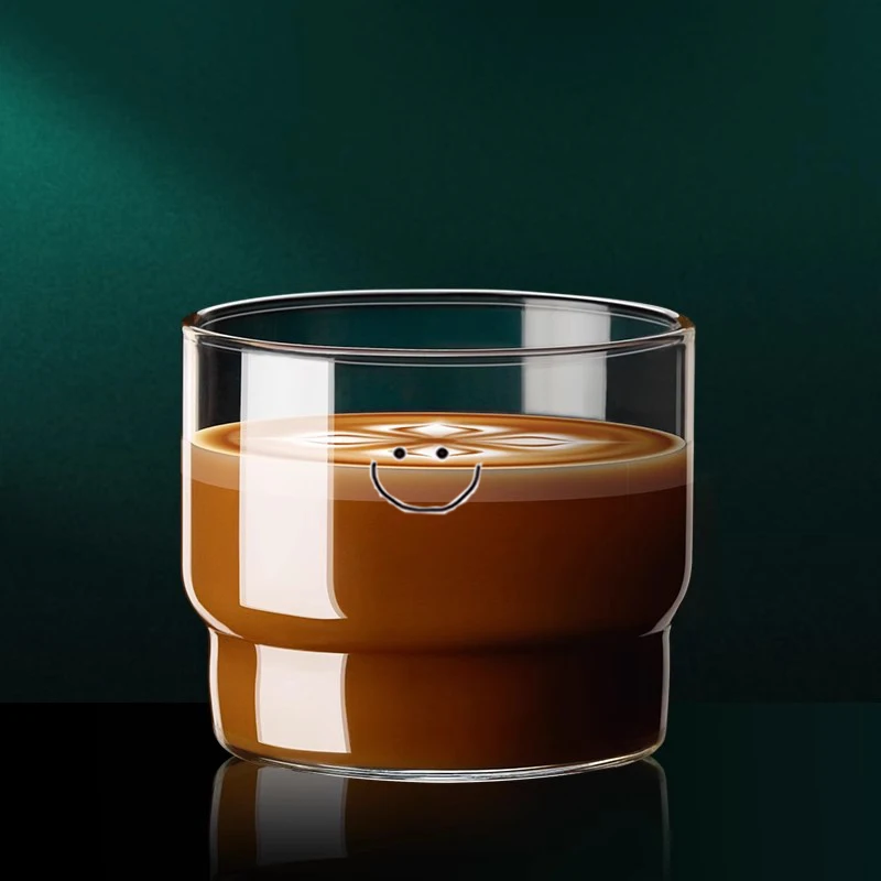 2/4pcs Transparent Glass Mousse Cup Set Pudding Cup Jelly Yogurt Mousse Dessert Cup Heat Resistant Coffee Milk Mug 300ml