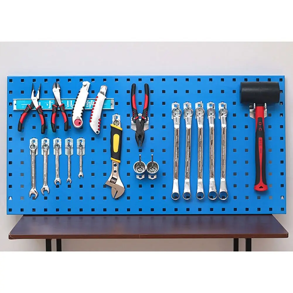 1Pcs Hammer/Pliers Hole Board Hook Storage Rack Hardware Tool Pegboard Hook 25/50/75/100/150/200mm Steel Oblique Hanger