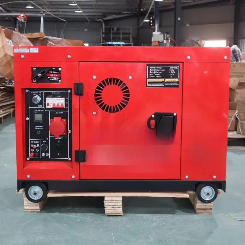 Low Noise Residential Diesel Genset Thick Sound Absorbing Cotton Shock Absorbing Base Quiet Operation For Downtown Community