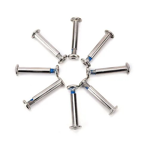 8x/set inline roller axles blades screws skate wheel bolts for skate shoes
