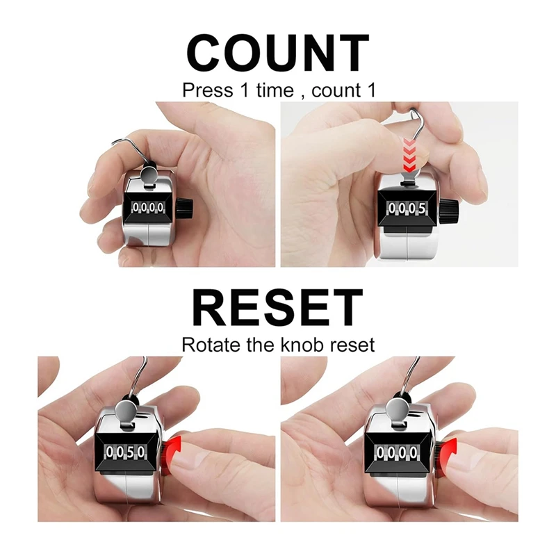 

2 Pack Clicker Counter for Coaching, Sports Events