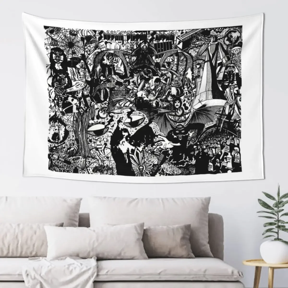 Black Sabbath Fan Art Tapestry Home Decorating Aesthetic Room Decors Decoration For Bedroom Tapestry