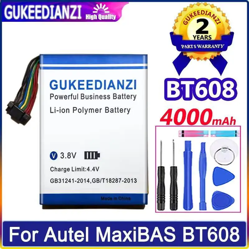 

For Autel Maxibas BT608 Automotive Diagnostic Equipment Battery High-Efficiency High Compatibility 4000Mah