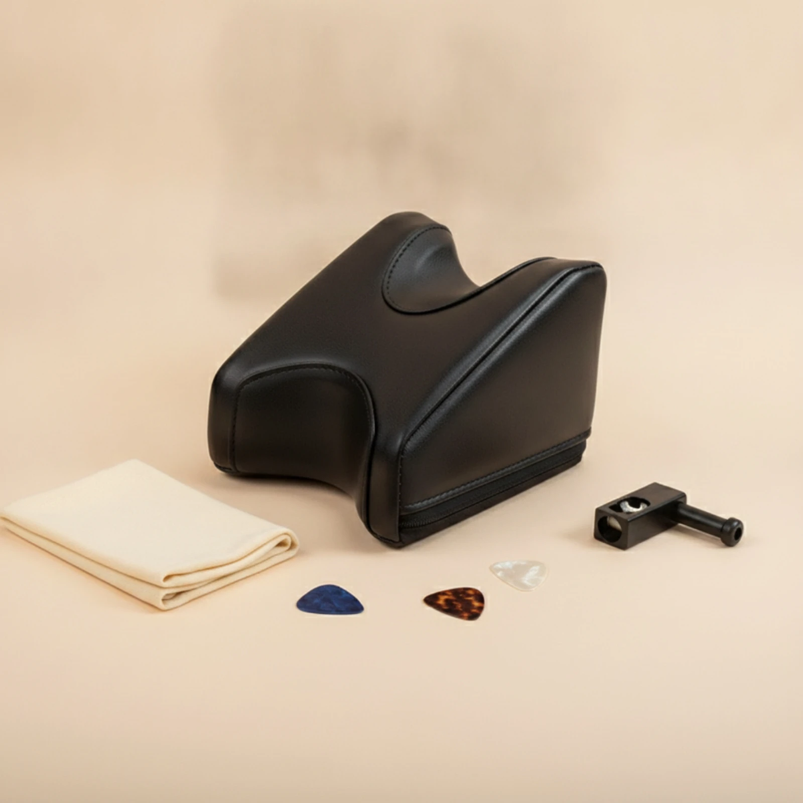 Guitar Neck Rest Soft Guitar Neck Support Accessory Non-Slip Sturdy for Guitarists, String Changes, Workbench view 2