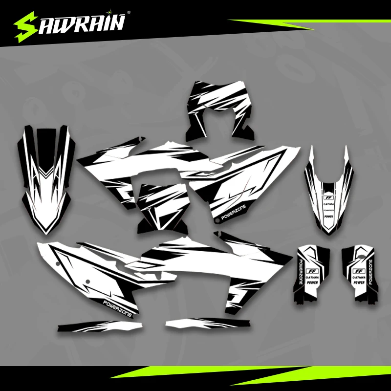 

Мотоциклетные графические фоны Sawrain, наборы наклеек для KTM EXC XCW SXF 23-25SXF 24-26EXC 007