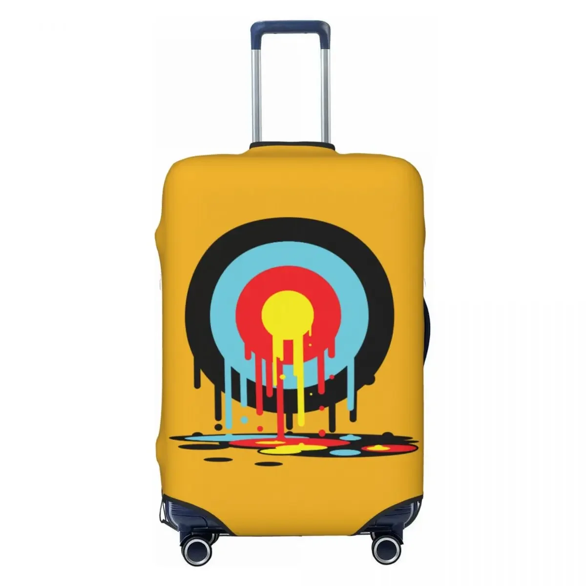 Custom Weeping Target Travel Luggage Cover Washable Archery Archer Darts Shoot Suitcase Cover Protector Fit 18-32 Inch