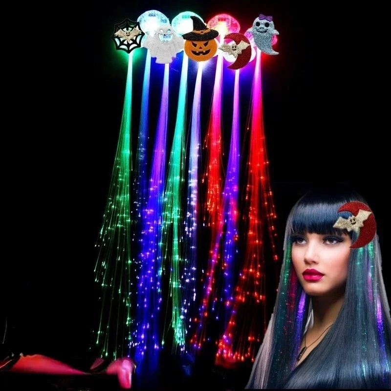 24 stücke Bunte Geflecht Led Geister Licht String Flash Optische Faser Schmetterling Geburtstag Kostüme Weihnachten Halloween