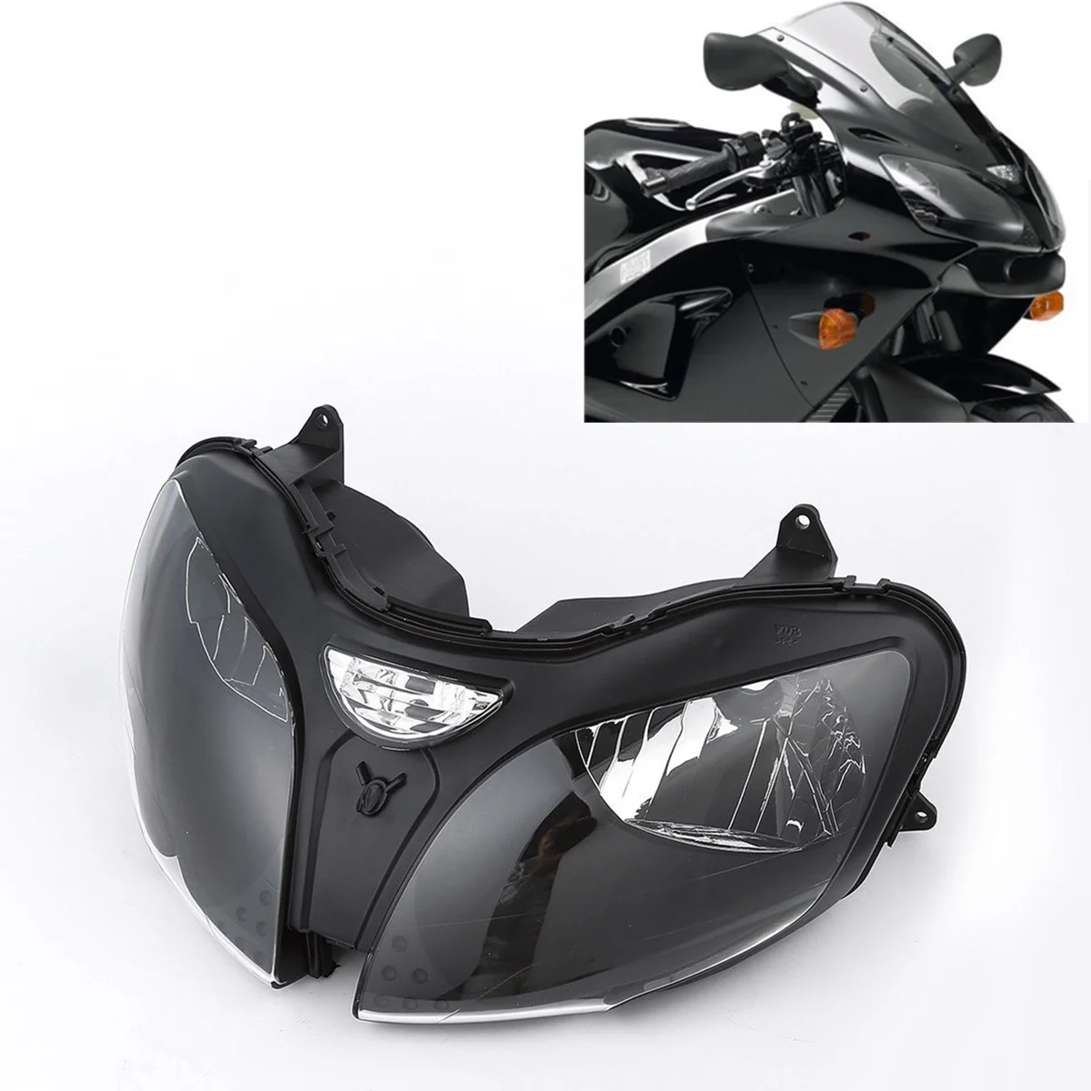 Motorcycle Front Headlight Head Lamp Assembly For Kawasaki ZX-9R 2000-2003 Ninja ZX-6R 2000-2002 ZZR600 2005-2008