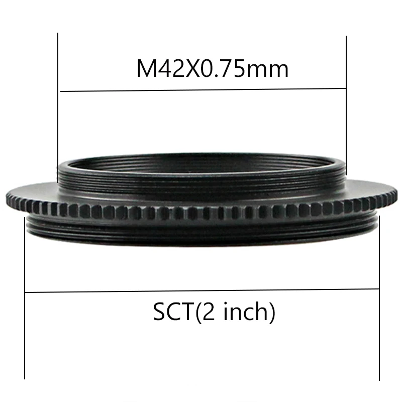 Stecker auf Außengewinde Adapter T T2 M42 M48 M54 M56 M68 SCT Astronomisches Teleskop Fotografie Zubehör M54x0,75 Beidseitig männlich – Detail 4
