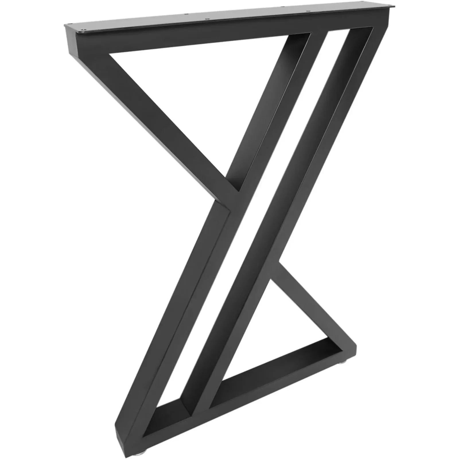 70cm Tall Table Legs Set of 2 Black Coffee Table Foots Heavy Duty Industrial X Shaped DIY Furniture Table Racks with Screws