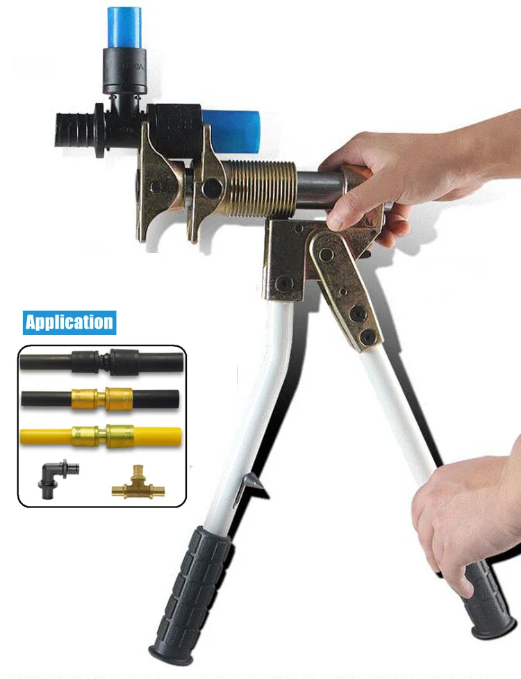 

PEX-1632 New Chain Pipe Pressure Expanding Tool Floor Heating Crimping Pliers Plumbing Sliding Pliers