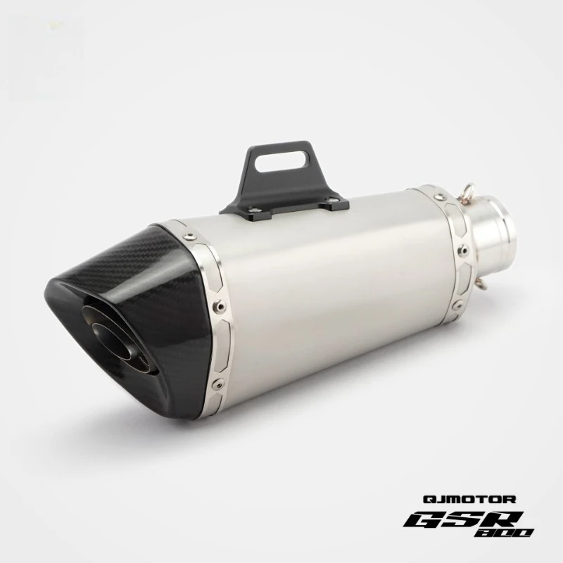 RS Original Applicable Competition 600RS Competition 800 Modified Exhaust Pipe Stainless Steel Short Oblique Hexagonal