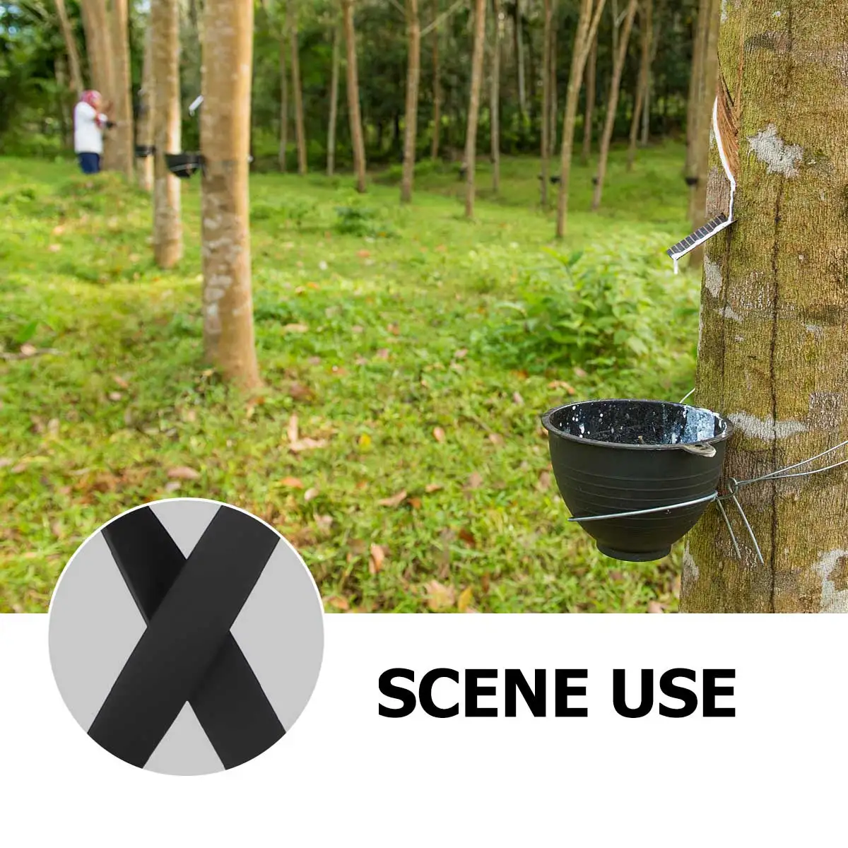 

2Pcs 5Mm Width 65Mm Round Cassette Tape Belt Strong Wear Resistance Recorder Drive Belt for Cd Player Turntable Use