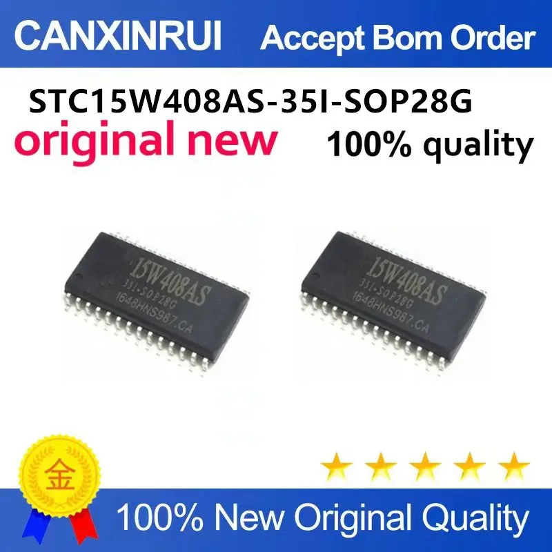 

Original New 100% quality STC15W408AS-35I-SOP16 STC15W408AS-35I-SOP28G Integrated circuit IC chip