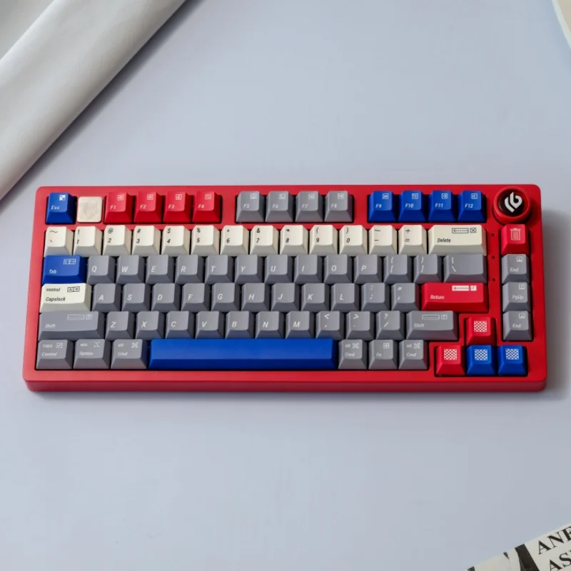 150 คีย์ GMK Future Samurai Key Cap PBT Cherry Profile ความร้อนระเหิดคีย์บอร์ดสําหรับการปรับแต่ง