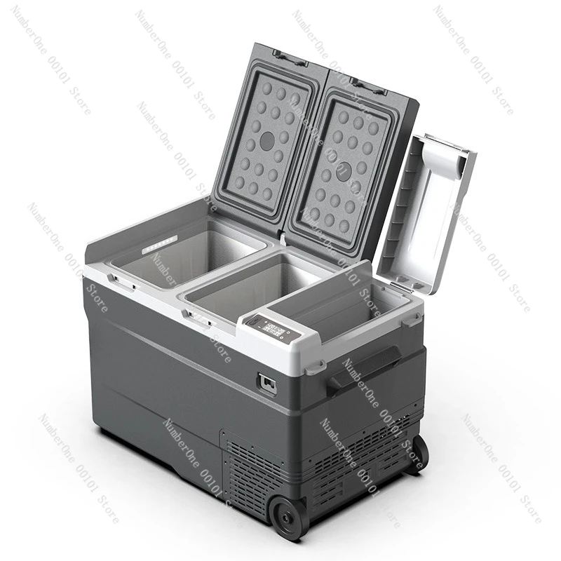 

Compressor car refrigerator car home dual-purpose refrigeration 12v24v portable WD35 dormitory small refrigerator