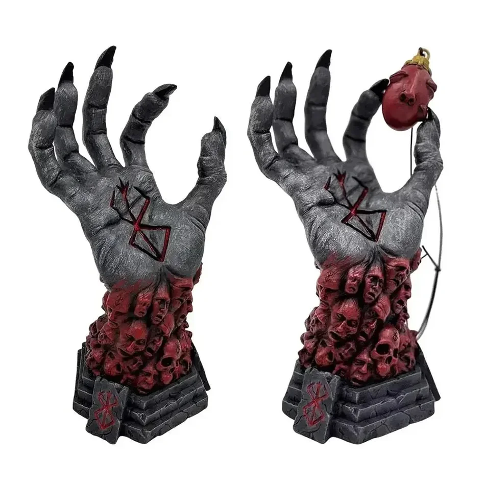 Gothic Witch's Hand Statues or Accessary Creative Resin Ornament Aesthetic Wall Keys Hanging Rack Bag Hangers Wall Home Decor