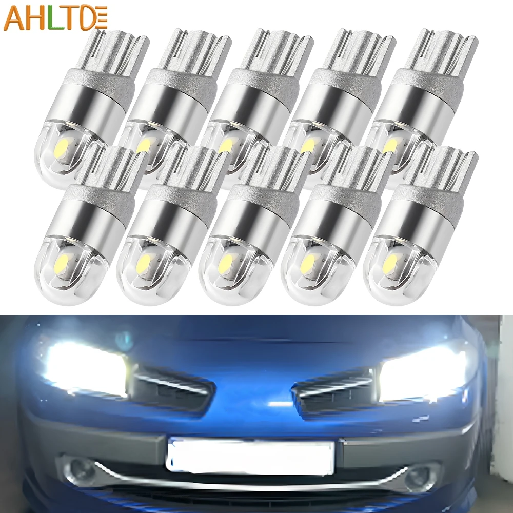 

2/4/10/20PCS T10 W5W 3030 Auto Dome Trunk Bulb Ultra Bright Car Turn Signal Clearance Brake Reverse Lamp 194 License Plate Light