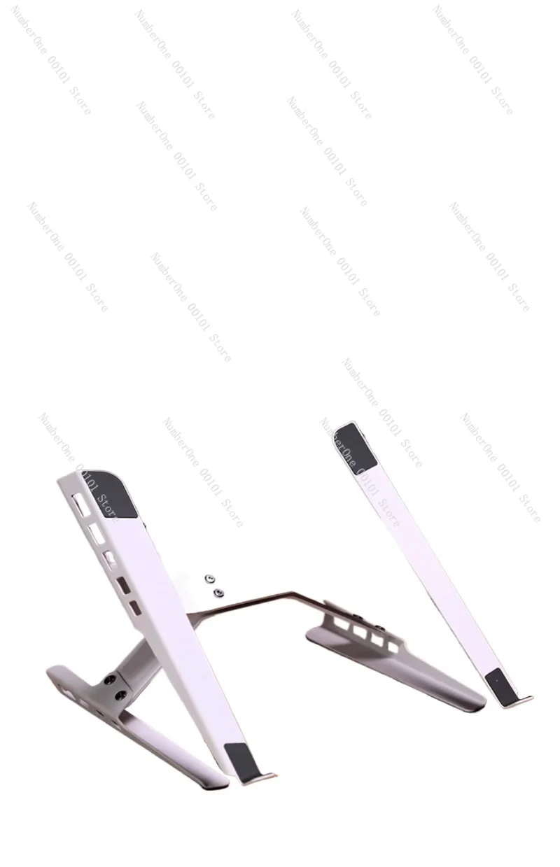 Adjustable Laptop Stand Cooling Pad Ergonomic Height Adjustable Desk Stand Gaming Notebook Stand Portable Foldable Laptop Holder