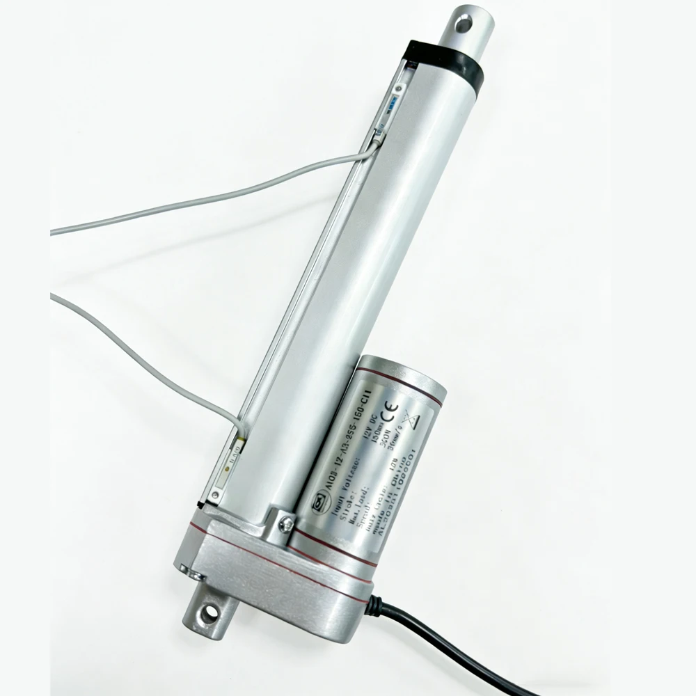 Adjustable Stroke Electric Linear Actuator with Magnetic Limit Switch, 12V DC, Aluminum Alloy Lifting Rod 750N 10mm/s Speed