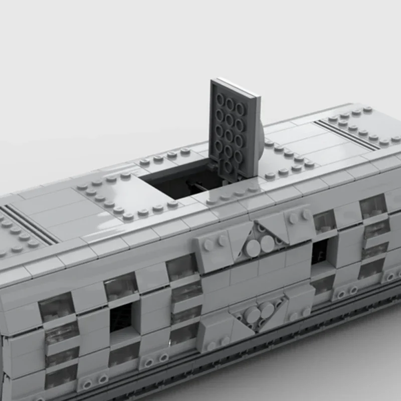 Moc tijolos de construção cidade trem modelo pique tempero trem tecnologia blocos modulares presentes brinquedos para crianças conjuntos diy montagem