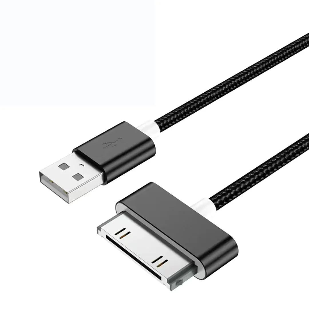 NNBILI USB-Kabel Schnellladung für iPhone 4 4s 3GS 3G iPad 1 2 3 iPod Nano Touch 30 Pin 2A USB-Ladeadapter Datensynchronisationskabel