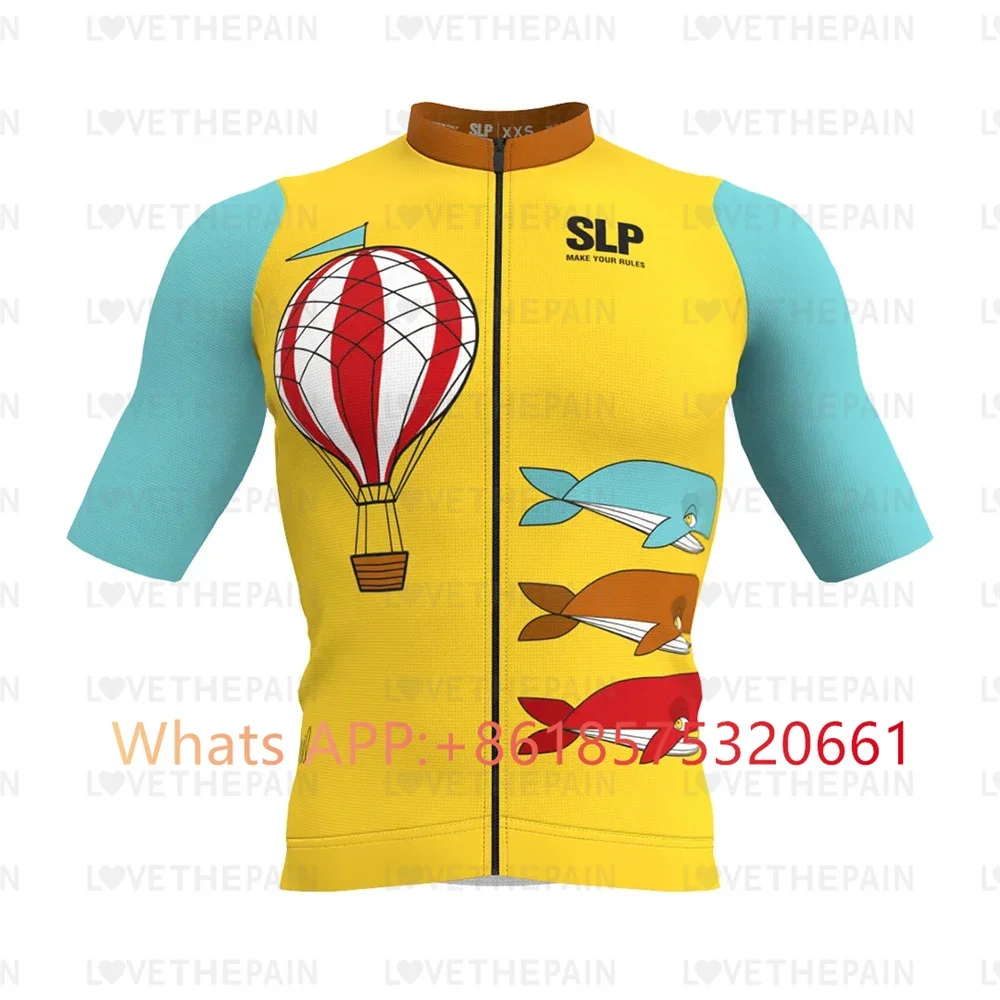 SLOPLINE Men Cycling Jersey SLp Top Cycling Racing Bike Shirts Cycling Clothes Maillot Summer MTB Ropa Ciclismo Uniform Kit 2024