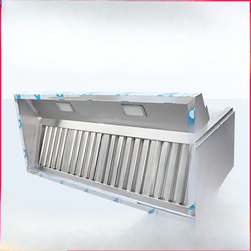 

Commercial gas collection, stainless steel hood, kitchen engineering equipment