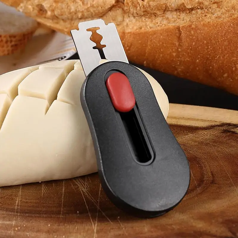 Marcador de masa fermentada magnética, cortador de cuchillos para pan de masa fermentada DIY, herramientas de cocina para el hogar para hornear pan de levadura