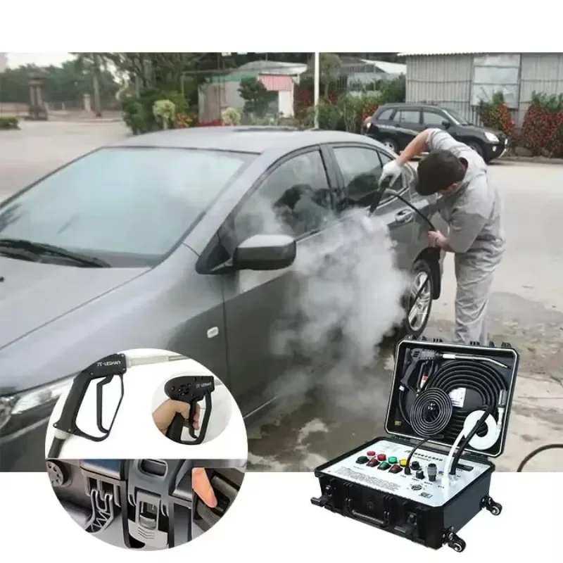 Limpador a vapor portátil para limpeza de carros, máquina de lavar, atualização de energia, aquecimento de água, mini