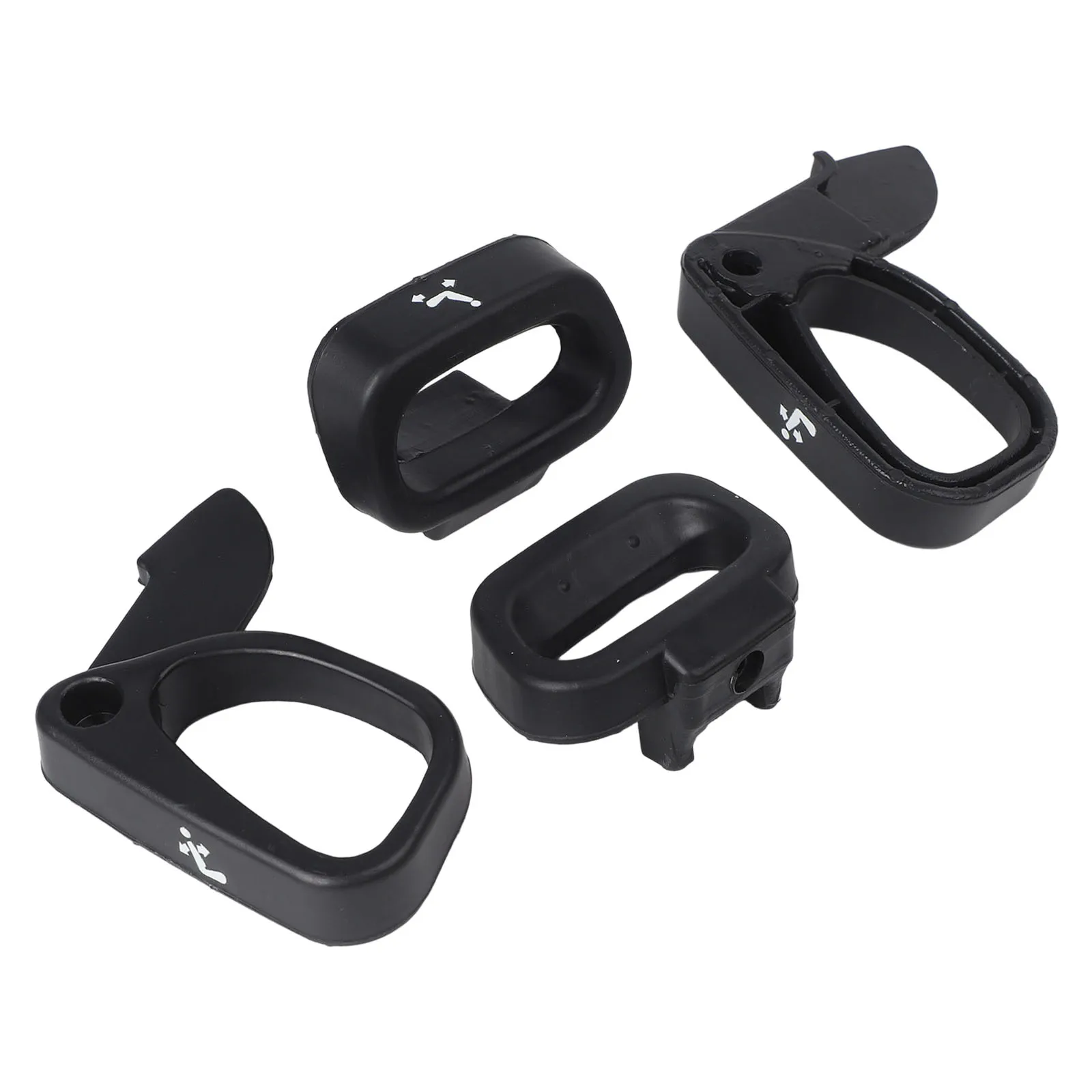 

Black Seat Recliner Handle Easy Installation Kit Front Rear Handle Plastic Material Adjuster Handle Parts Automotive Accessories