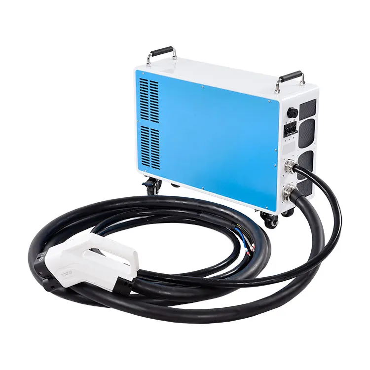 Customization Logo CCS Three Phase 15kw Portable Mobile Dc Ev Charger Generator Station