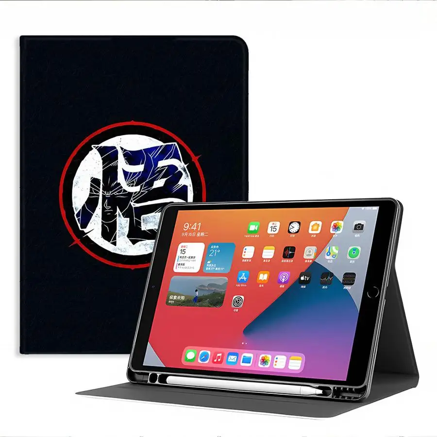 Case for Apple iPad Pro11 13 10th 7/8/9th Air 11 13 M4 M3 M2 A16 2026 With Pencil Holder Anime Dragons Balls