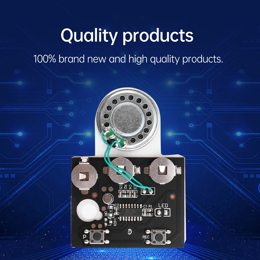 30S Sound Voice Musik Recorder Board Lichtempfindliche Empfindliche Tastensteuerung Programmierbare Chip Audio Modul Für Grußkarte DIY