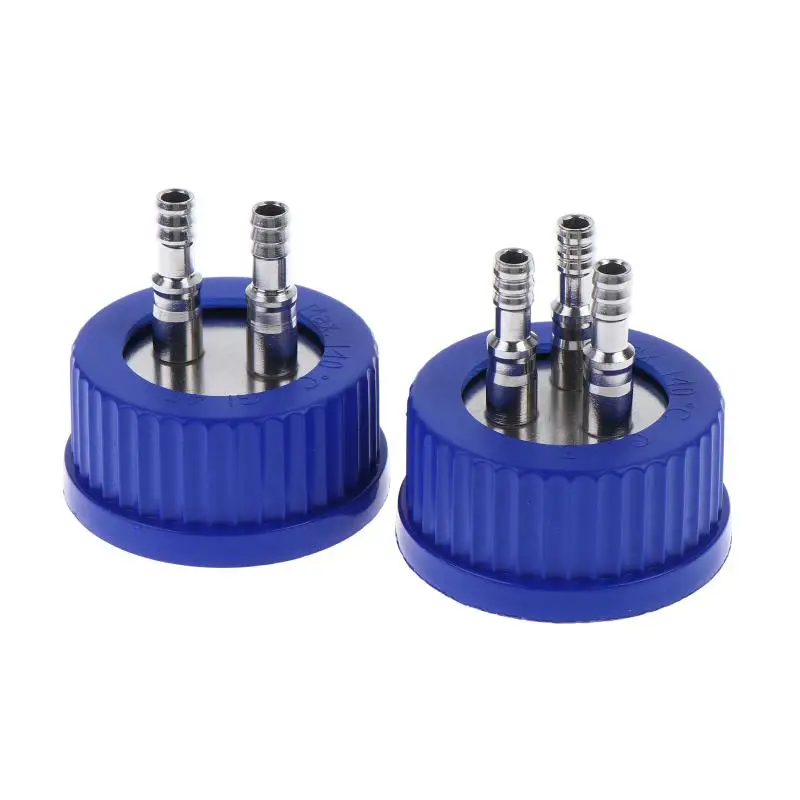 GL45 Fermentation Tank Feed Cap High Temperature Resistant Stainless Steel Sealing Cover for Lab Biological Fermentation view 6