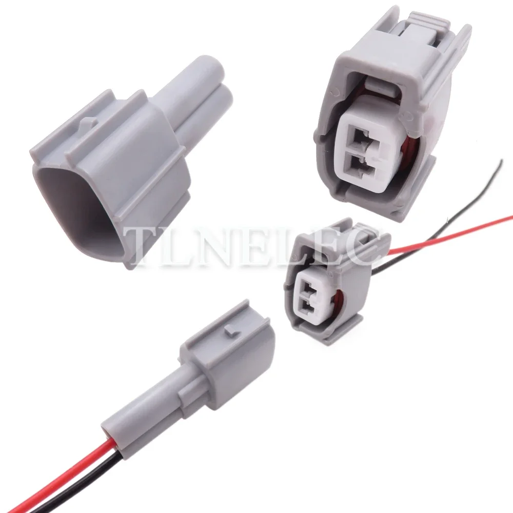 2 Pin Way Car Wiring Terminal Socket With Wires Auto Nozzle Wiring Harness Connectors 6189-0611 90980-11875