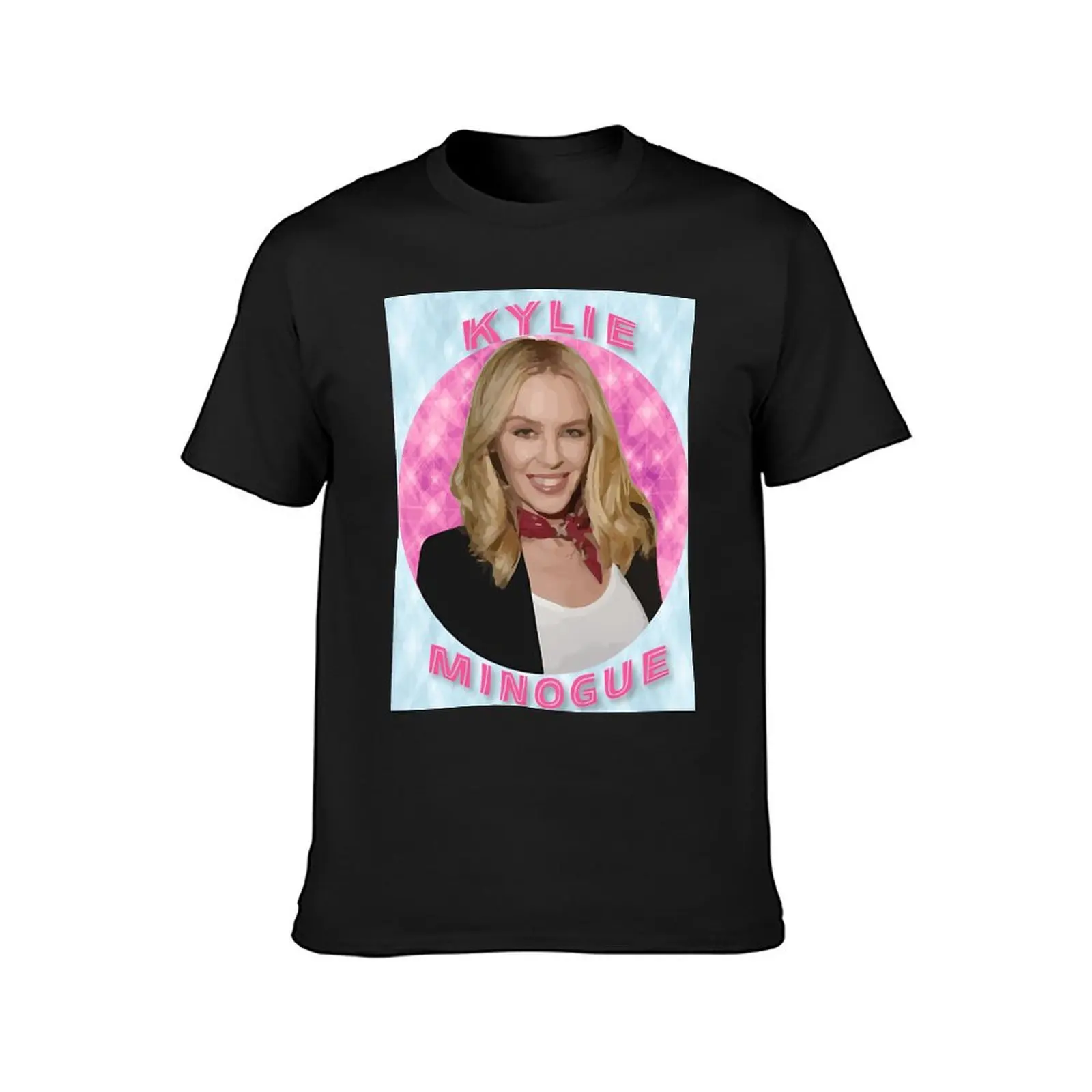 Kylie Minogue Vectorize Art T-Shirt blacks vintage clothes cute tops anime workout shirts for men