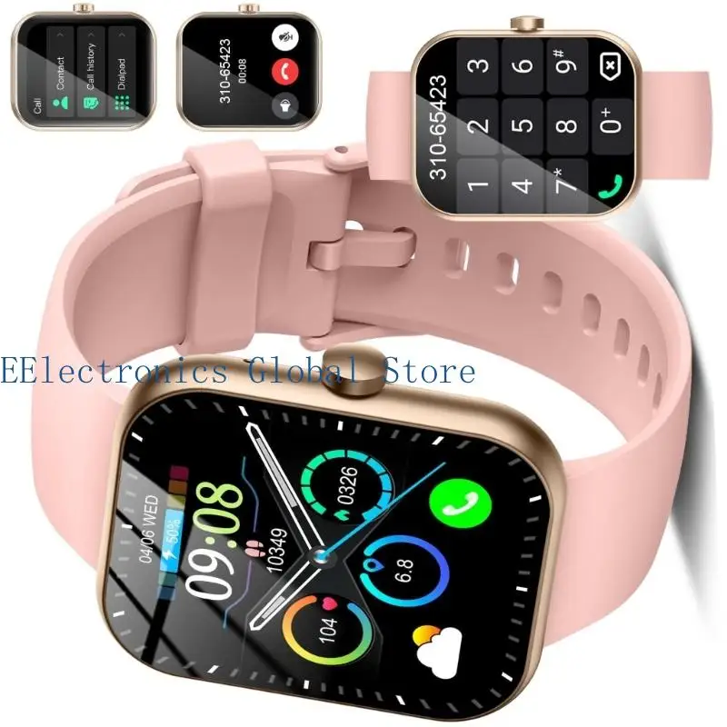 

462b Высокое разрешение 1,96 дюйма SmartWatch Fitness Watch для внутреннего и наружного использования