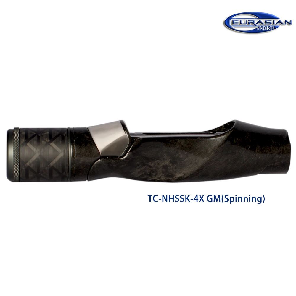 Carbon Reel seat Fuji Copy TCH style with 4X Carbon Nut NHSS Narrow Hump Spinning and Fkat Back Casting Seat for Fishing Rod