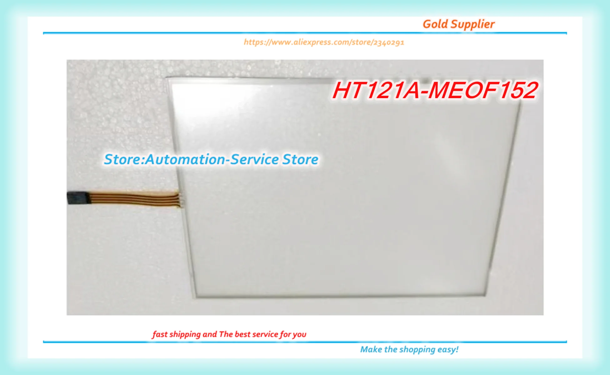 HT121A-MEOF152 100% New Touch Screen Glass Panel Pad