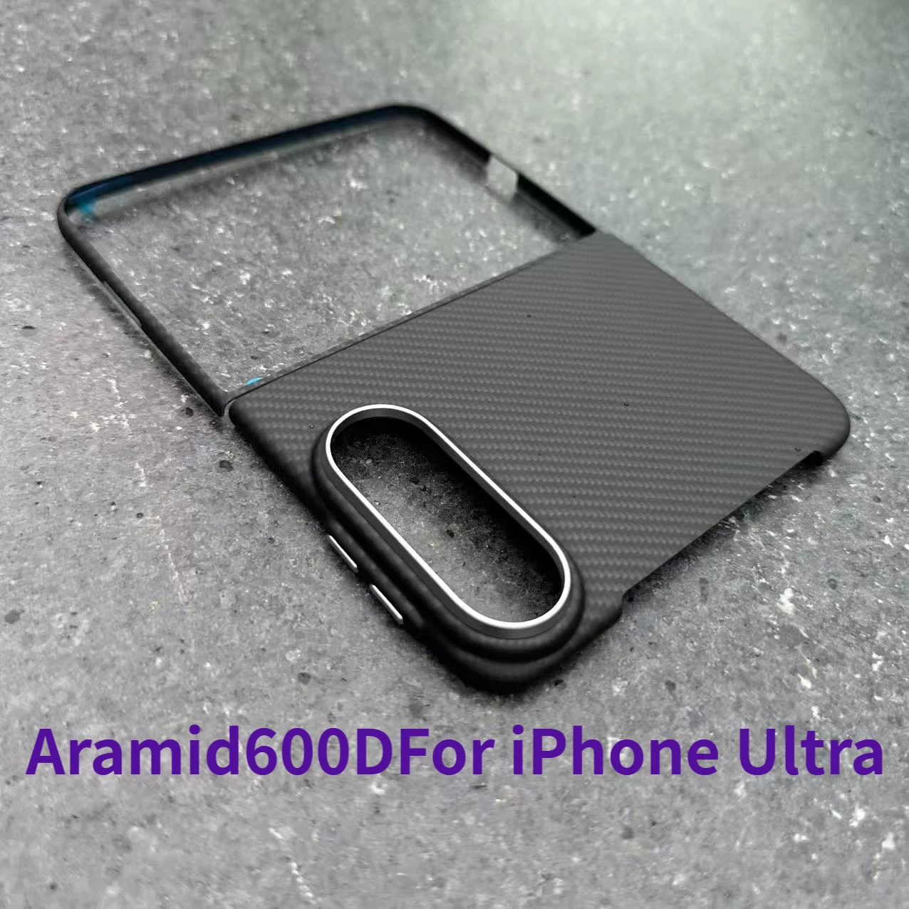 Magnetic Aramid Carbon Fiber Textured Light Armor Case for iPhone Duo Ultra, for MagSafe and Provides Shock Protection
