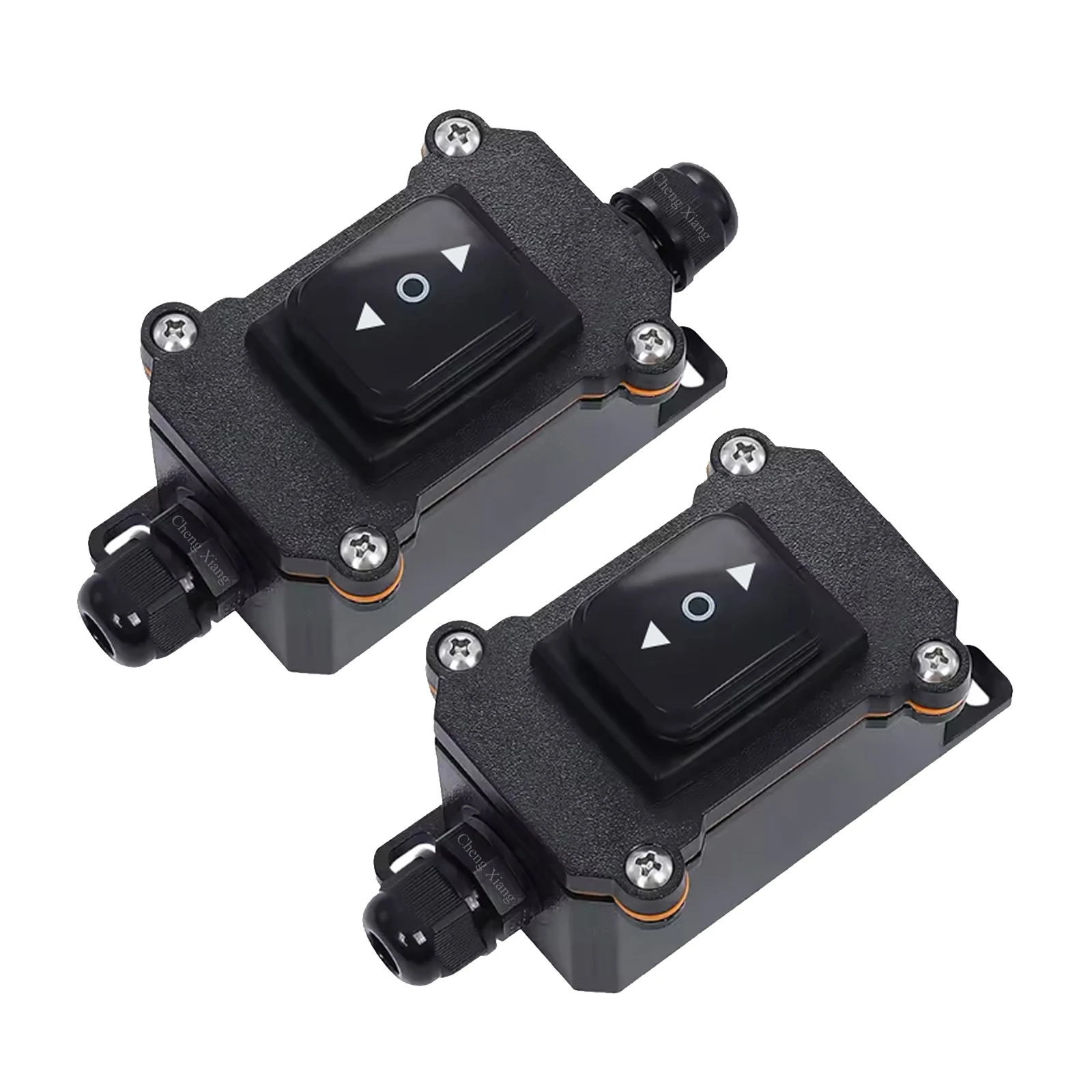 Latching & Momentary Rocker Switch Up/Down Polarity Reversing 24VDC & 250VAC ON-OFF-ON Button for Electric Linear Actuators